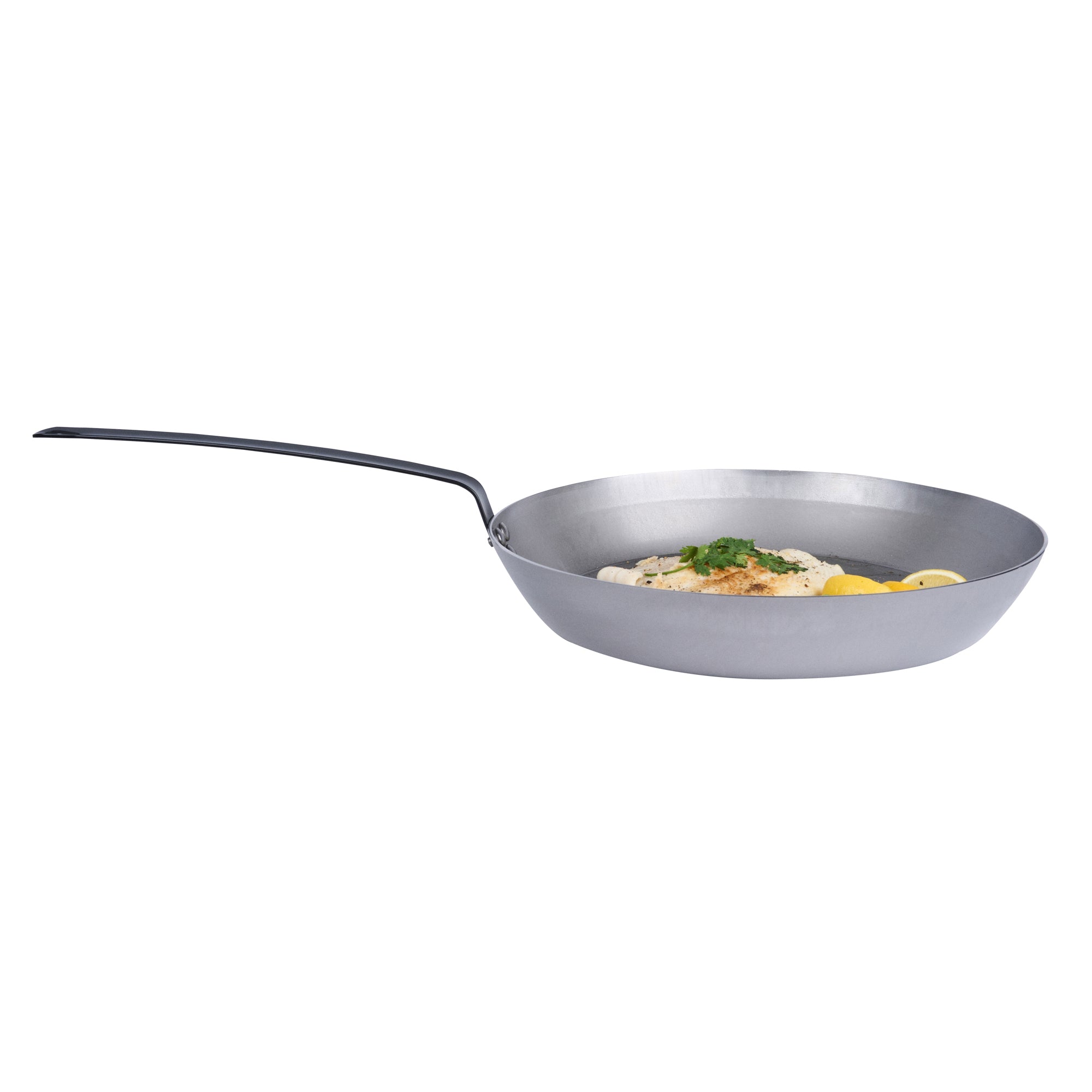 Met Lux Carbon Steel 16" Fry Pan - 6 count box