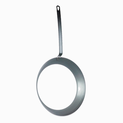 Met Lux Carbon Steel 16" Fry Pan - 6 count box