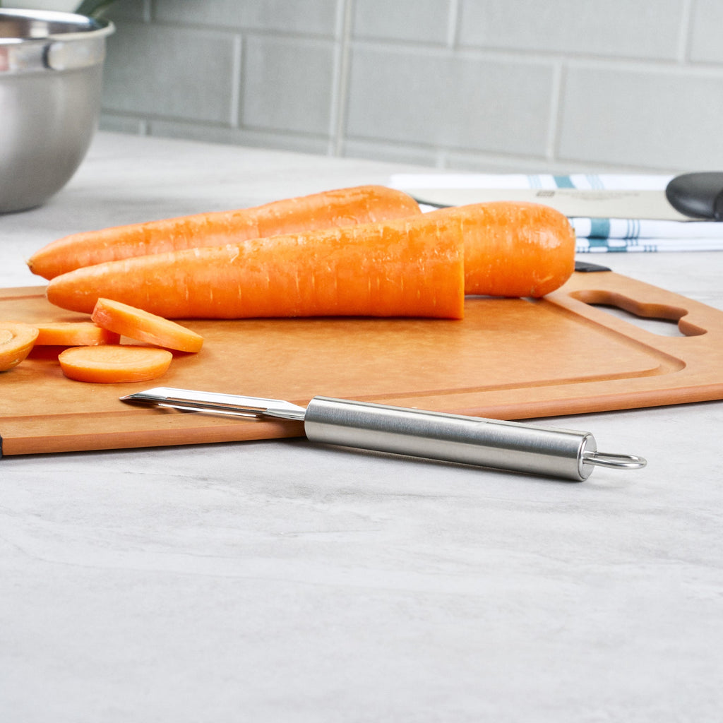 German Standard Stainless Steel Vegetable Peeler - 7 3/4'' - 24 count box