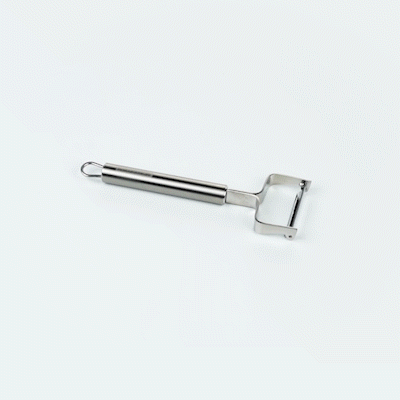 German Standard Stainless Steel "Y" Vegetable Peeler - Straight Blade - 6 1/2'' - 1 count box
