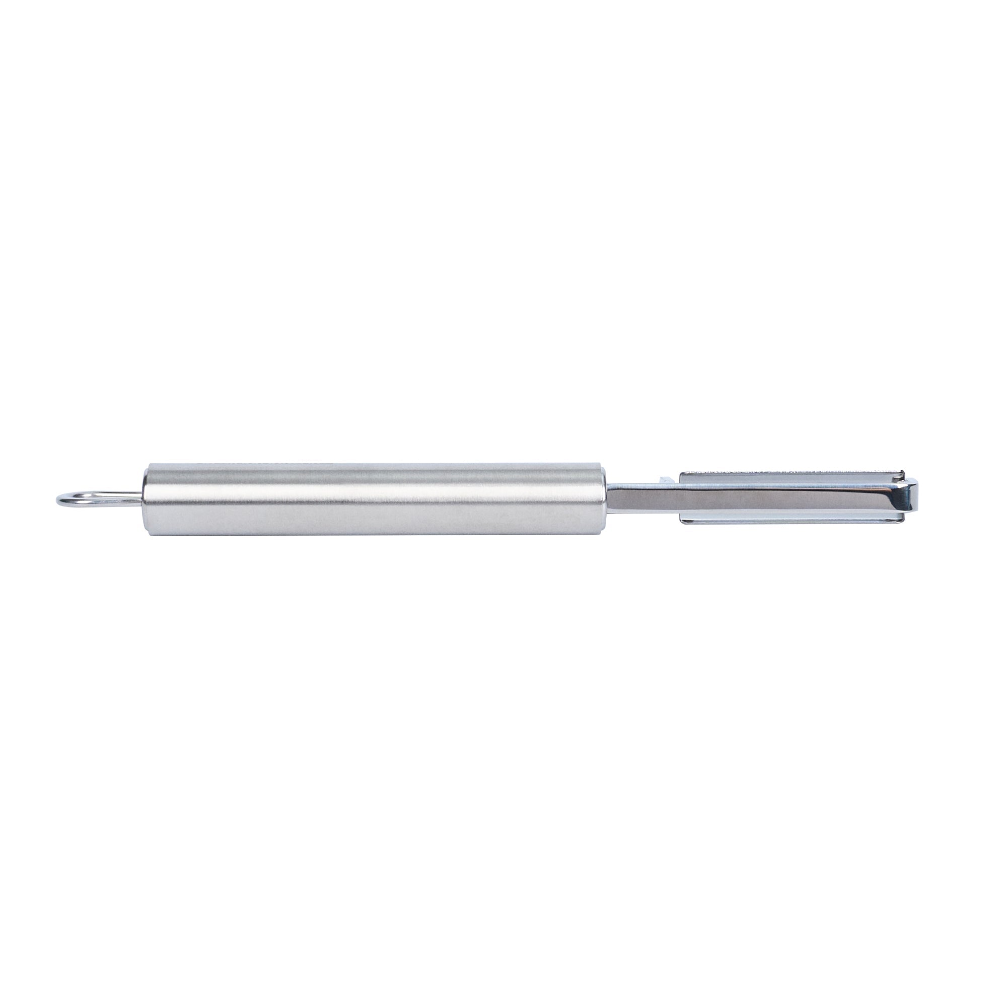 German Standard Stainless Steel Straight Vegetable Peeler - Serrated Straight Blade - 7 1/2'' - 1 count box