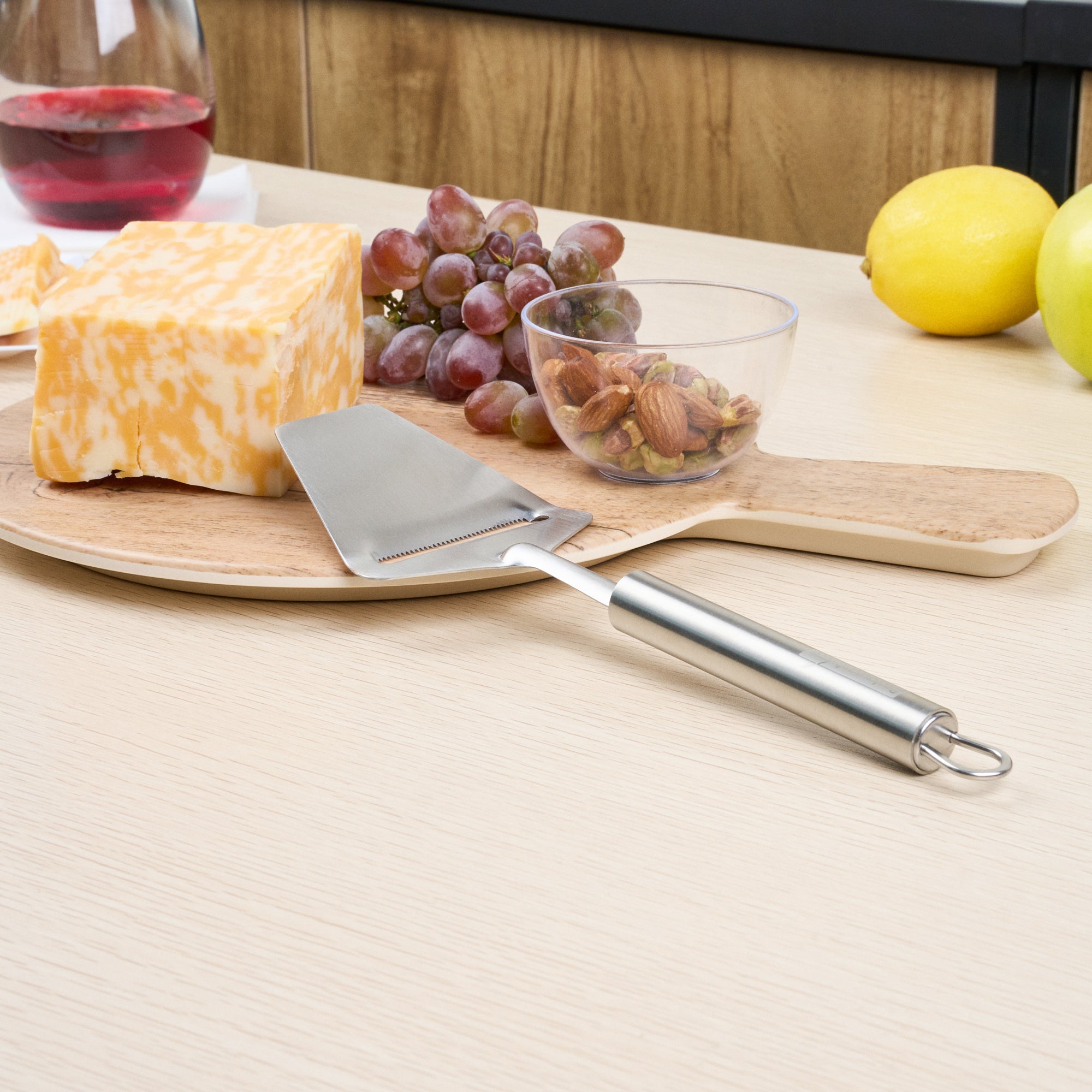 German Standard Stainless Steel Cheese Plane / Slicer - 9 1/2'' - 24 count box