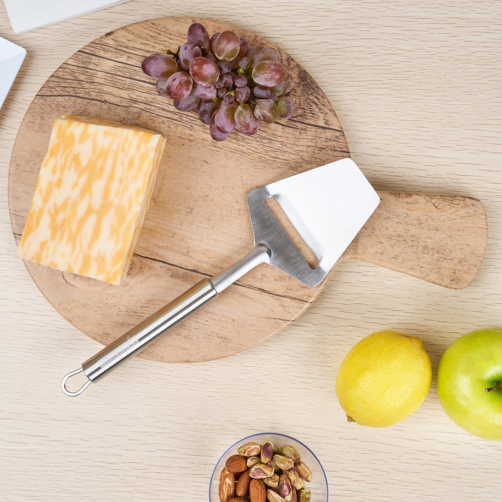 German Standard Stainless Steel Cheese Plane / Slicer - 9 1/2'' - 24 count box