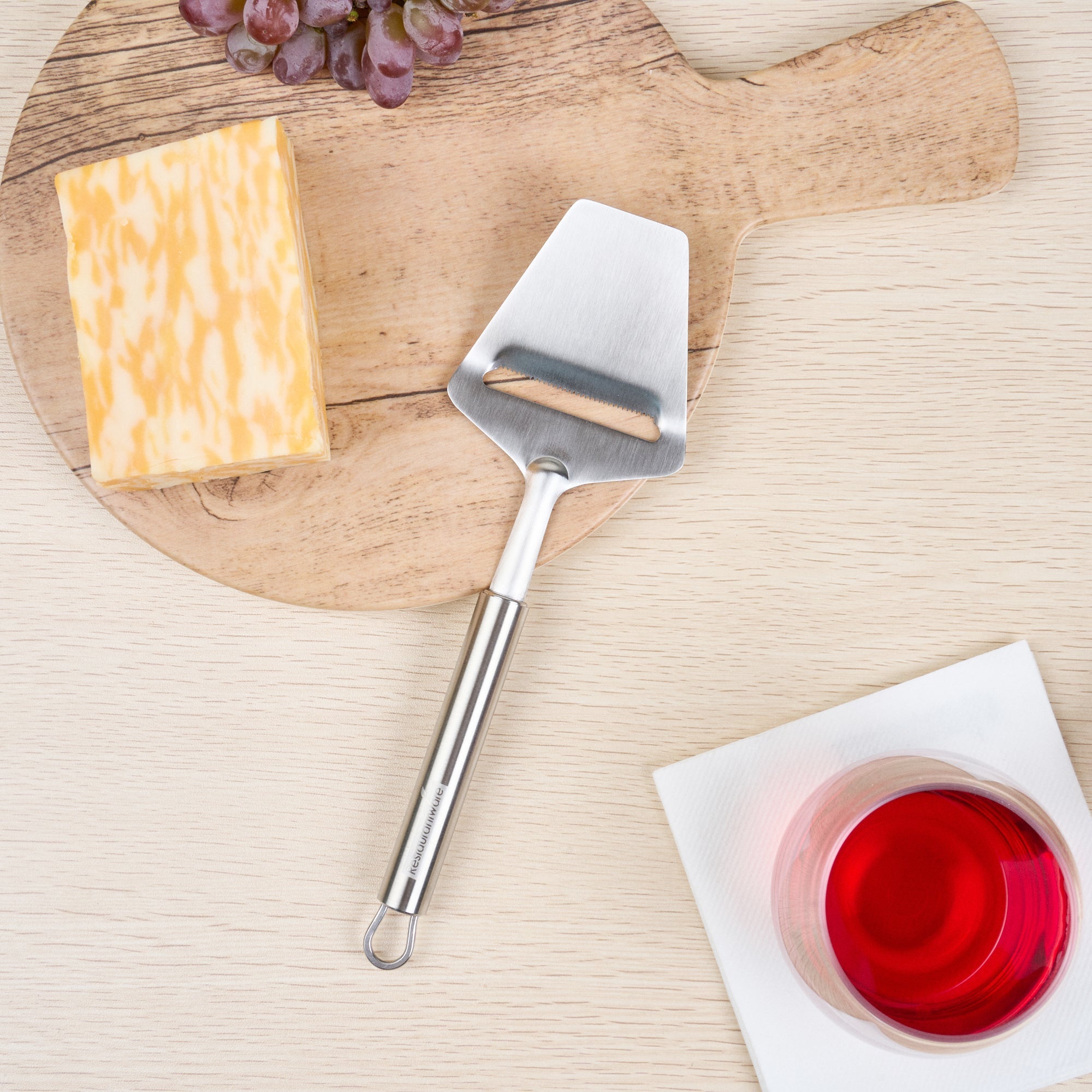 German Standard Stainless Steel Cheese Plane / Slicer - 9 1/2'' - 24 count box