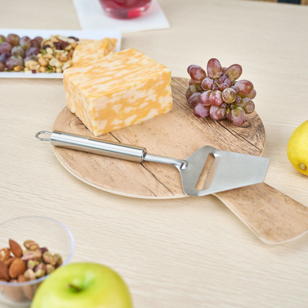 German Standard Stainless Steel Cheese Plane / Slicer - 9 1/2'' - 6 count box