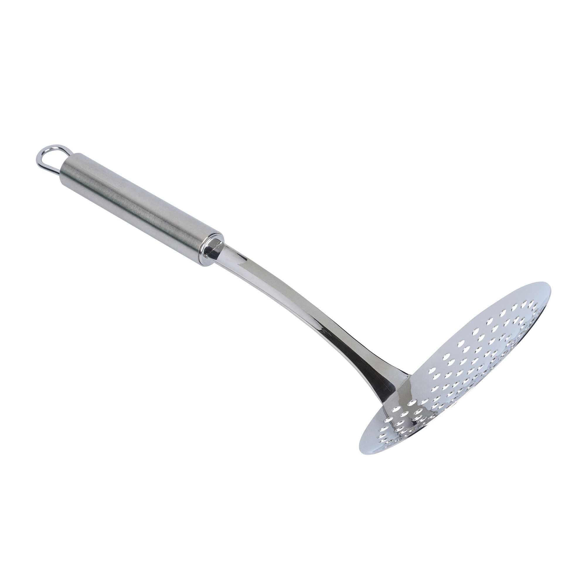 German Standard Stainless Steel Skimmer - 12'' x 4 1/4'' - 36 count box