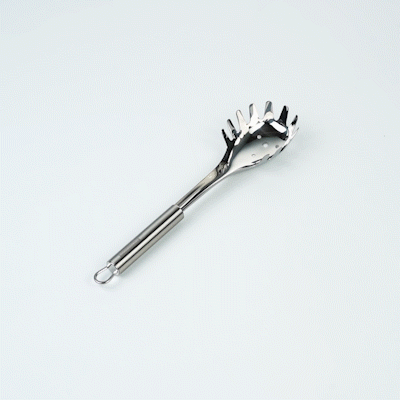 German Standard Stainless Steel Pasta Fork - 12 1/2'' x 2 3/4'' x 1 1/2'' - 6 count box