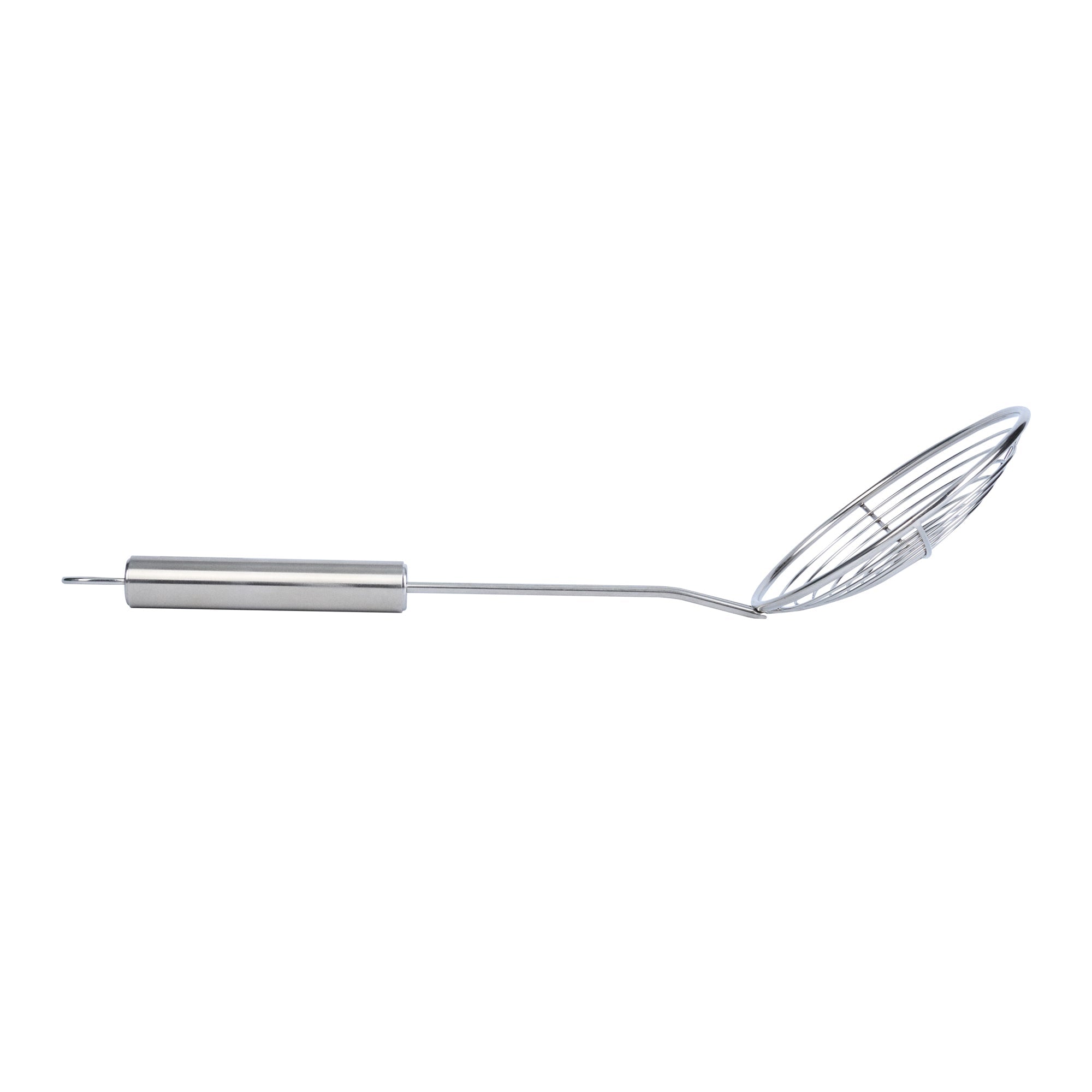 German Standard Stainless Steel Spiral Wire Skimmer - 14'' x 4 3/4'' - 36 count box