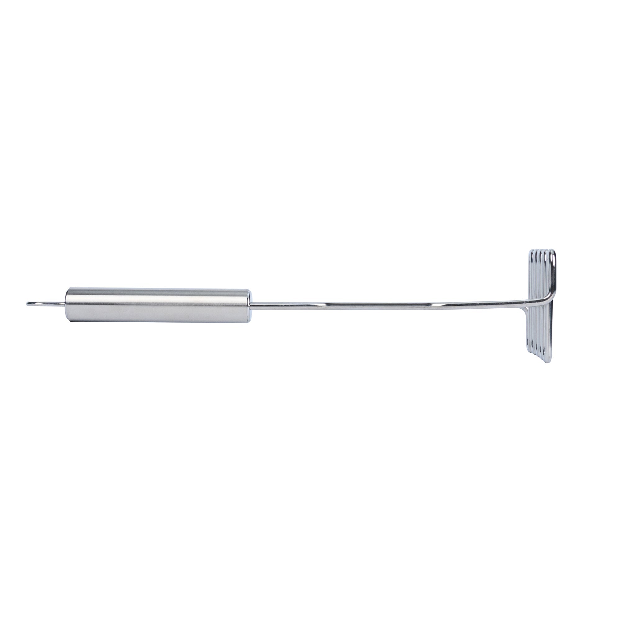 German Standard Stainless Steel Square-Faced Potato / Bean Masher - 11'' - 24 count box