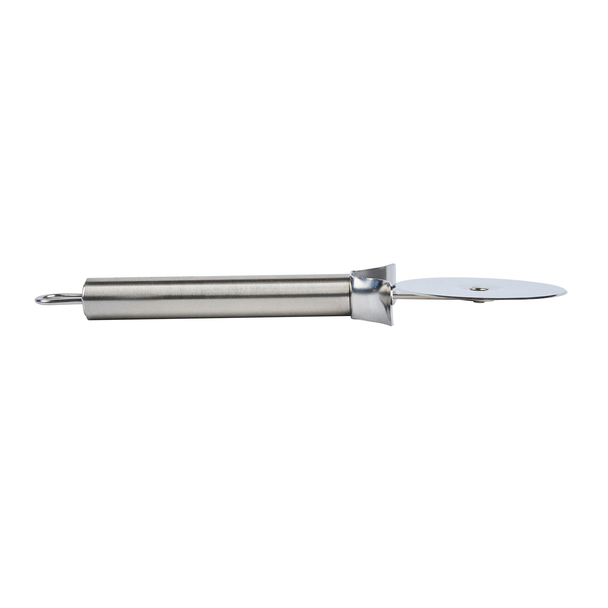 German Standard Stainless Steel Pizza Wheel - with Finger Guard - 7 3/4'' x 2 1/2'' - 24 count box