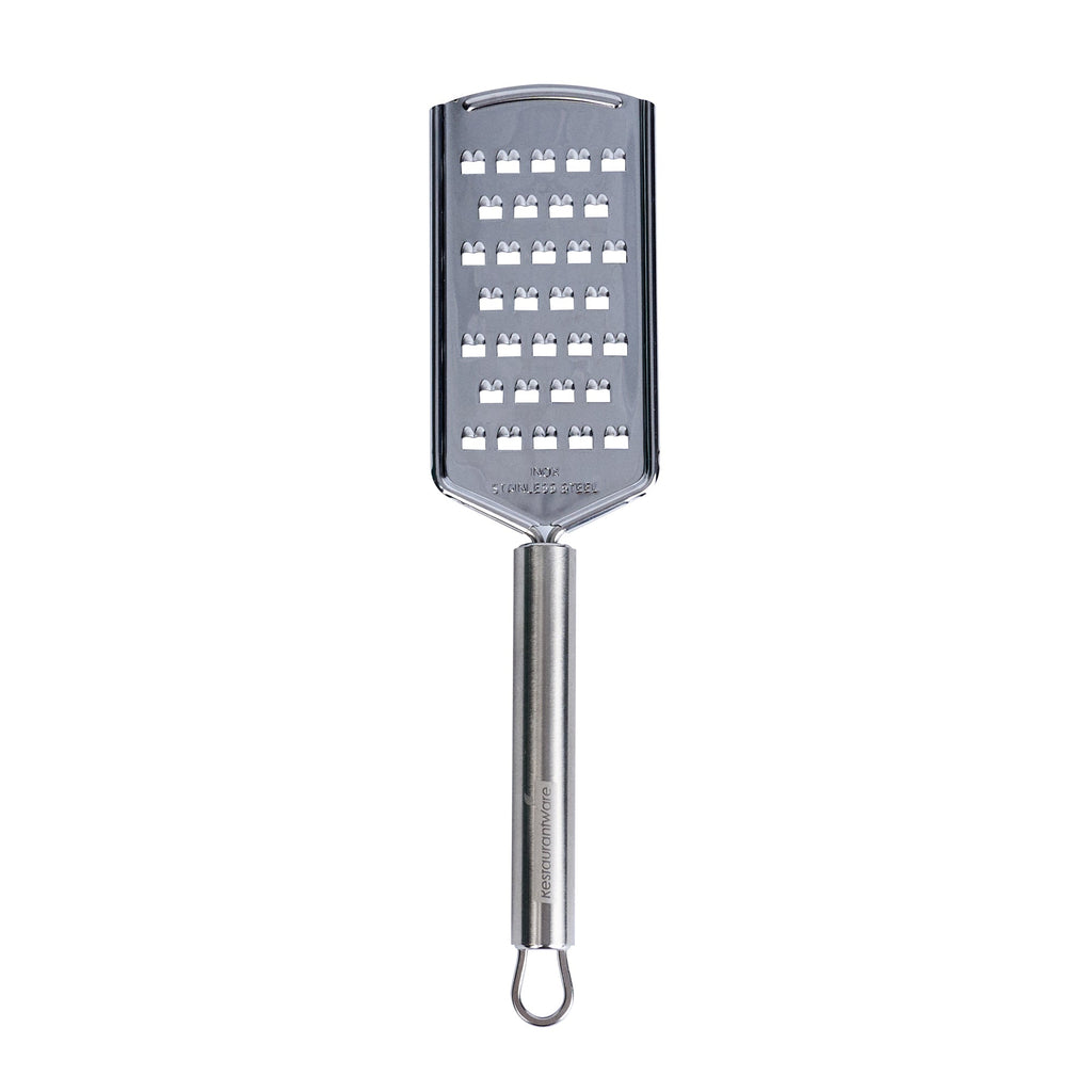 German Standard Stainless Steel Coarse Grater - 10'' - 24 count box