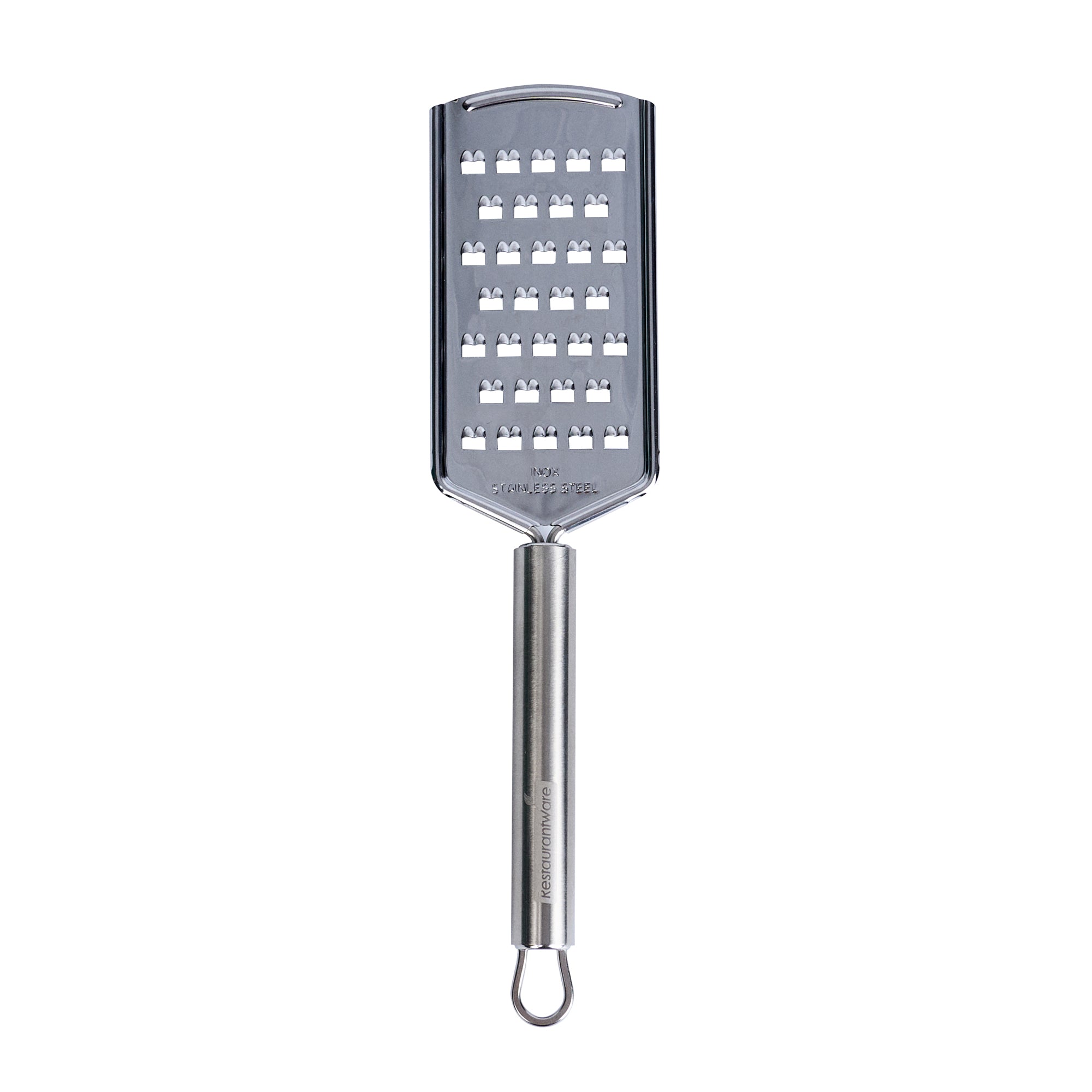 German Standard Stainless Steel Coarse Grater - 10'' - 24 count box