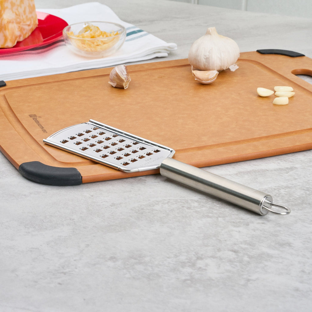 German Standard Stainless Steel Coarse Grater - 10'' - 1 count box