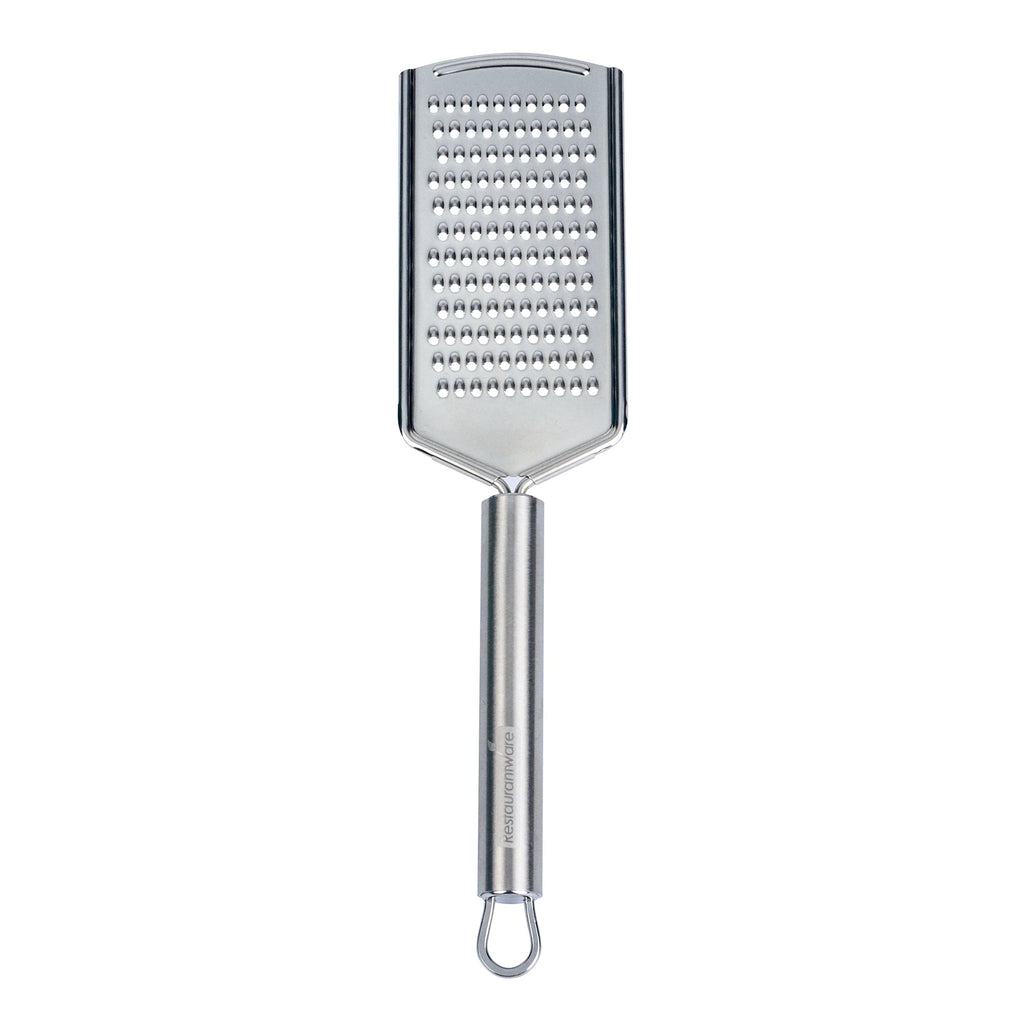 German Standard Stainless Steel Fine Grater - 9 3/4'' - 24 count box