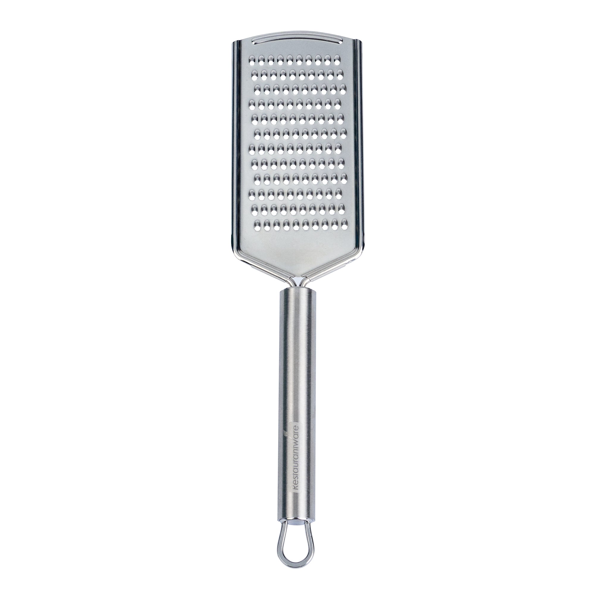 German Standard Stainless Steel Fine Grater - 9 3/4'' - 24 count box