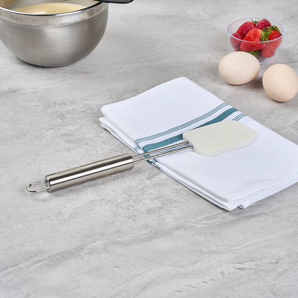 German Standard Silicone Spatula - with Stainless Steel Handle - 11'' - 1 count box