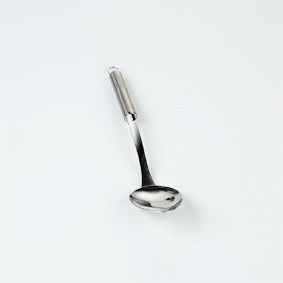 German Standard Stainless Steel Serving Spoon - Solid - 12 1/4'' - 6 count box