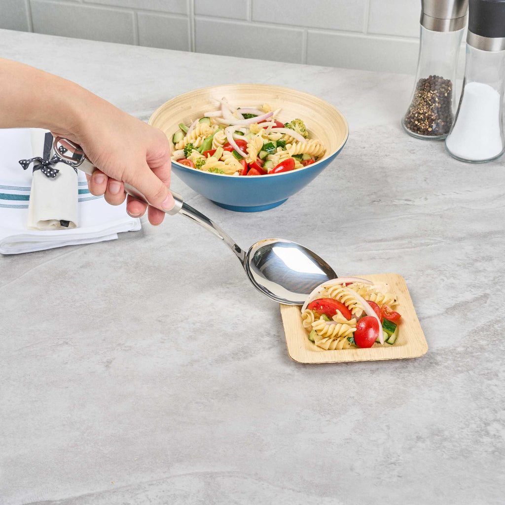 German Standard Stainless Steel Serving Spoon - Solid - 12 1/4'' - 6 count box