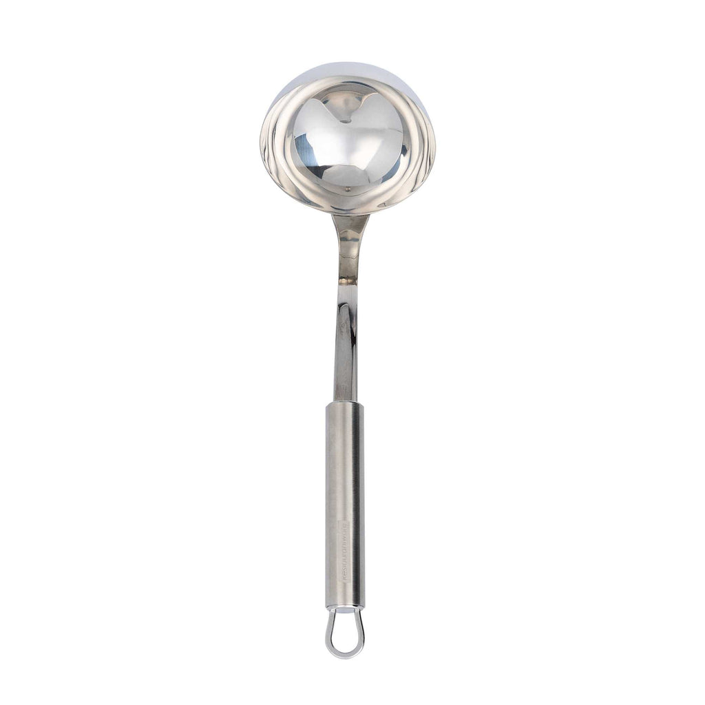 German Standard Stainless Steel Serving Ladle - One-Piece - 11 1/2'' - 36 count box