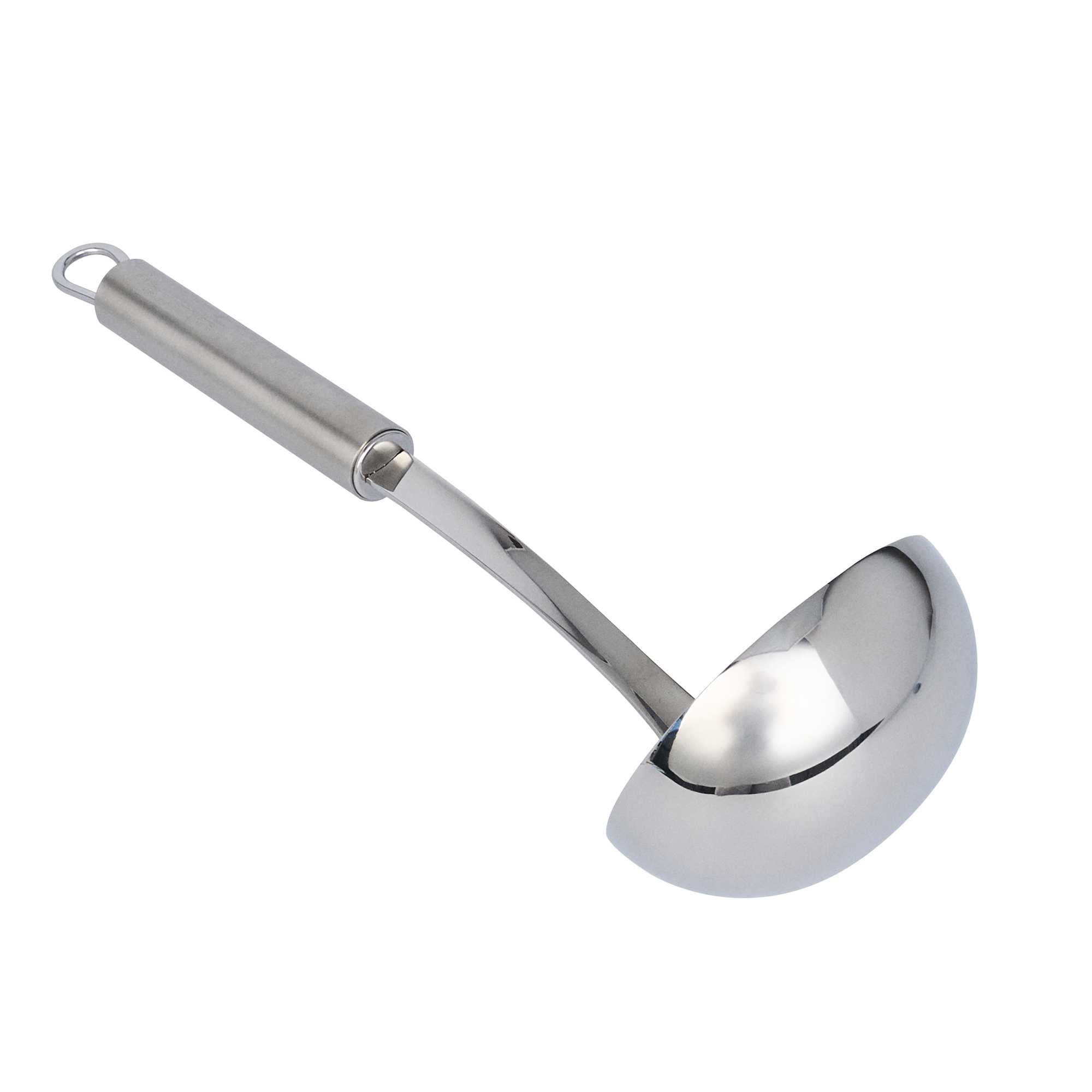 German Standard Stainless Steel Serving Ladle - One-Piece - 11 1/2'' - 6 count box