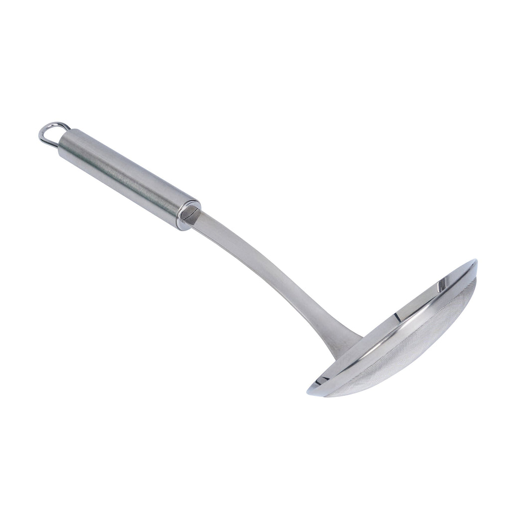 German Standard Stainless Steel Fine Mesh Strainer - 11 3/4'' x 4'' - 1 count box