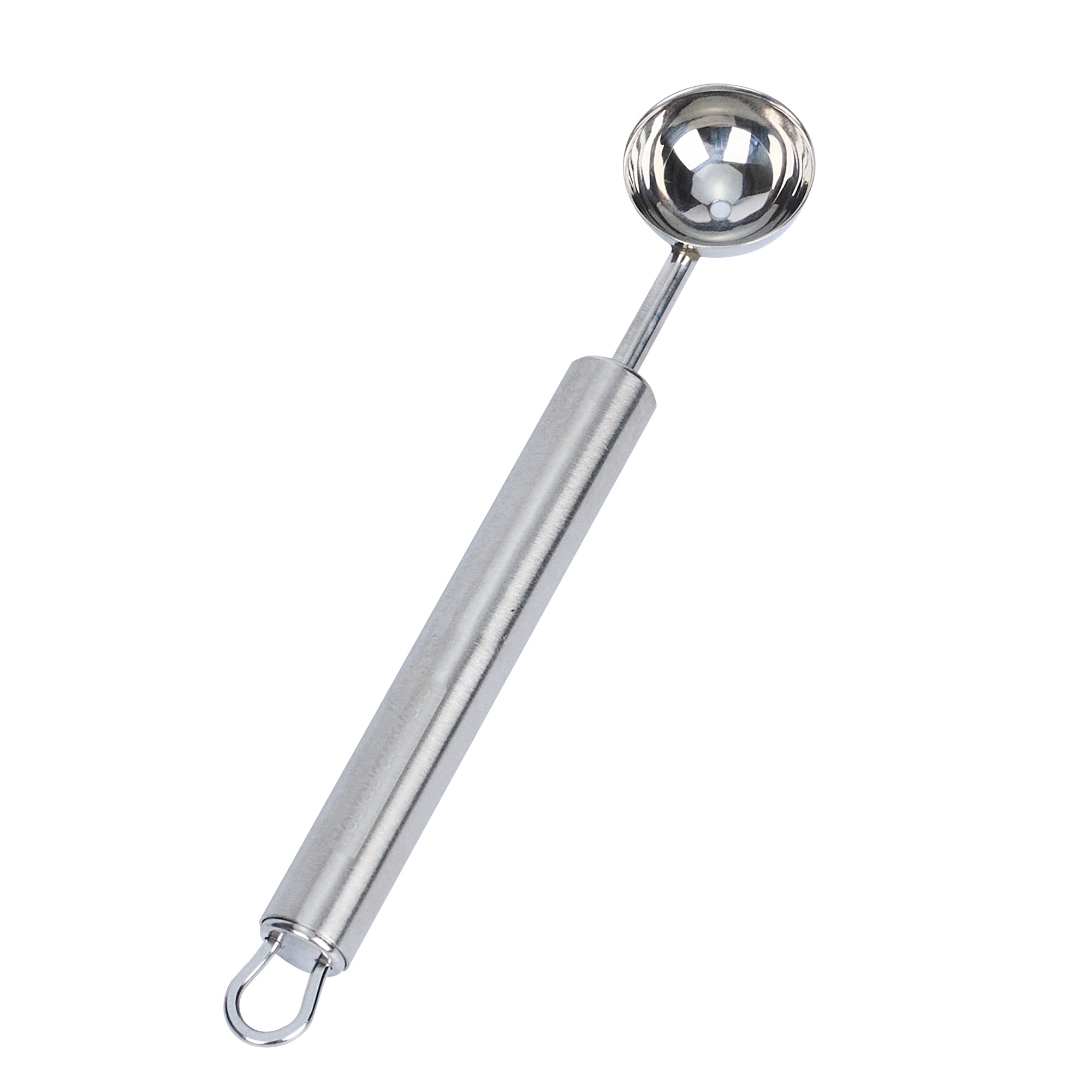 German Standard Stainless Steel Melon Baller - 6'' x 1'' - 24 count box