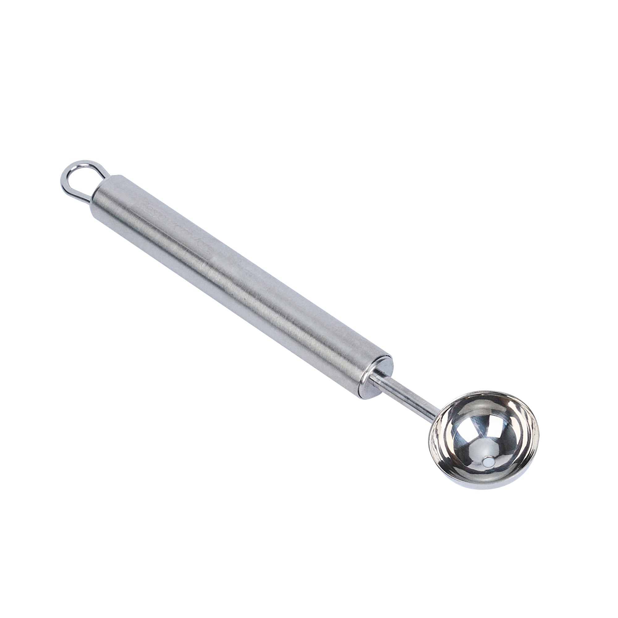 German Standard Stainless Steel Melon Baller - 6'' x 1'' - 24 count box