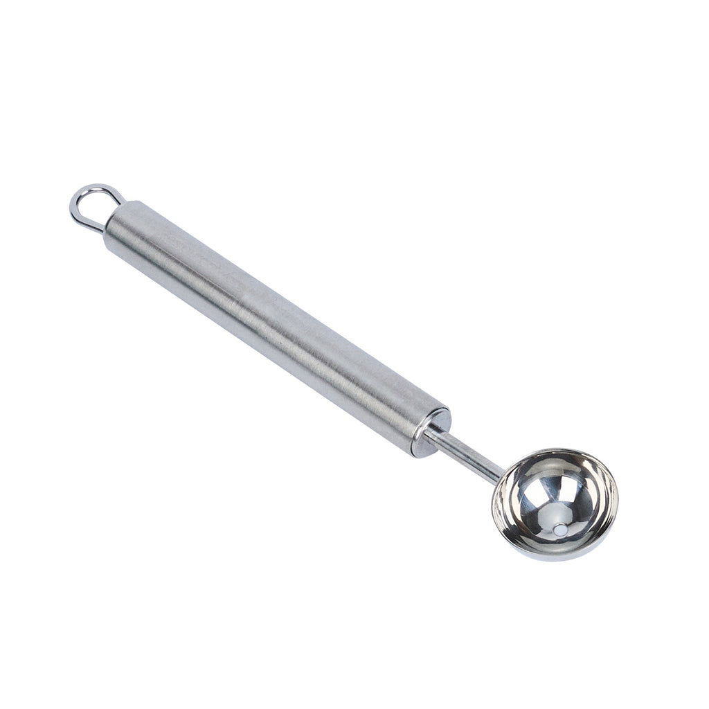 German Standard Stainless Steel Melon Baller - 6'' x 1'' - 6 count box