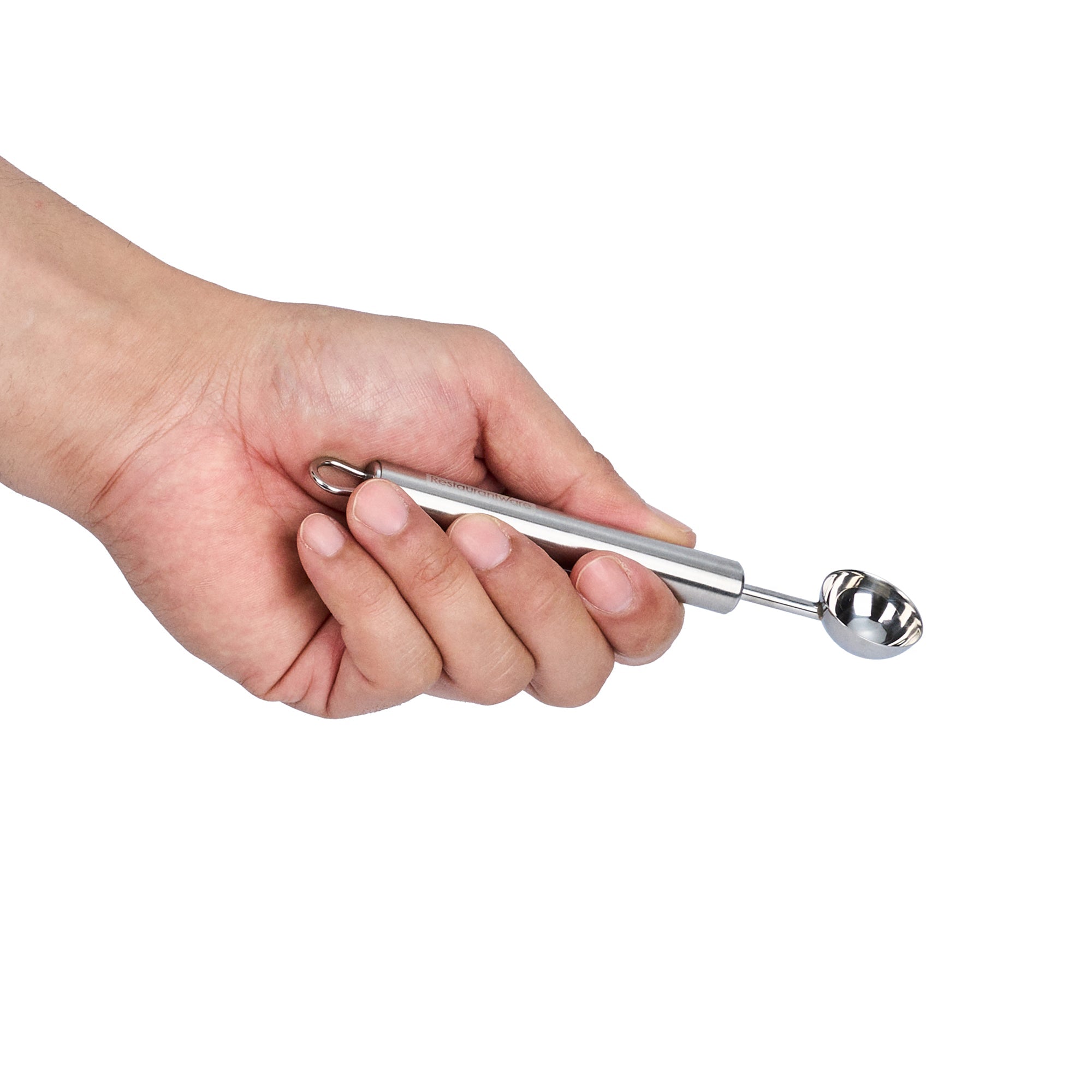 German Standard Stainless Steel Melon Baller - 6'' x 1'' - 1 count box