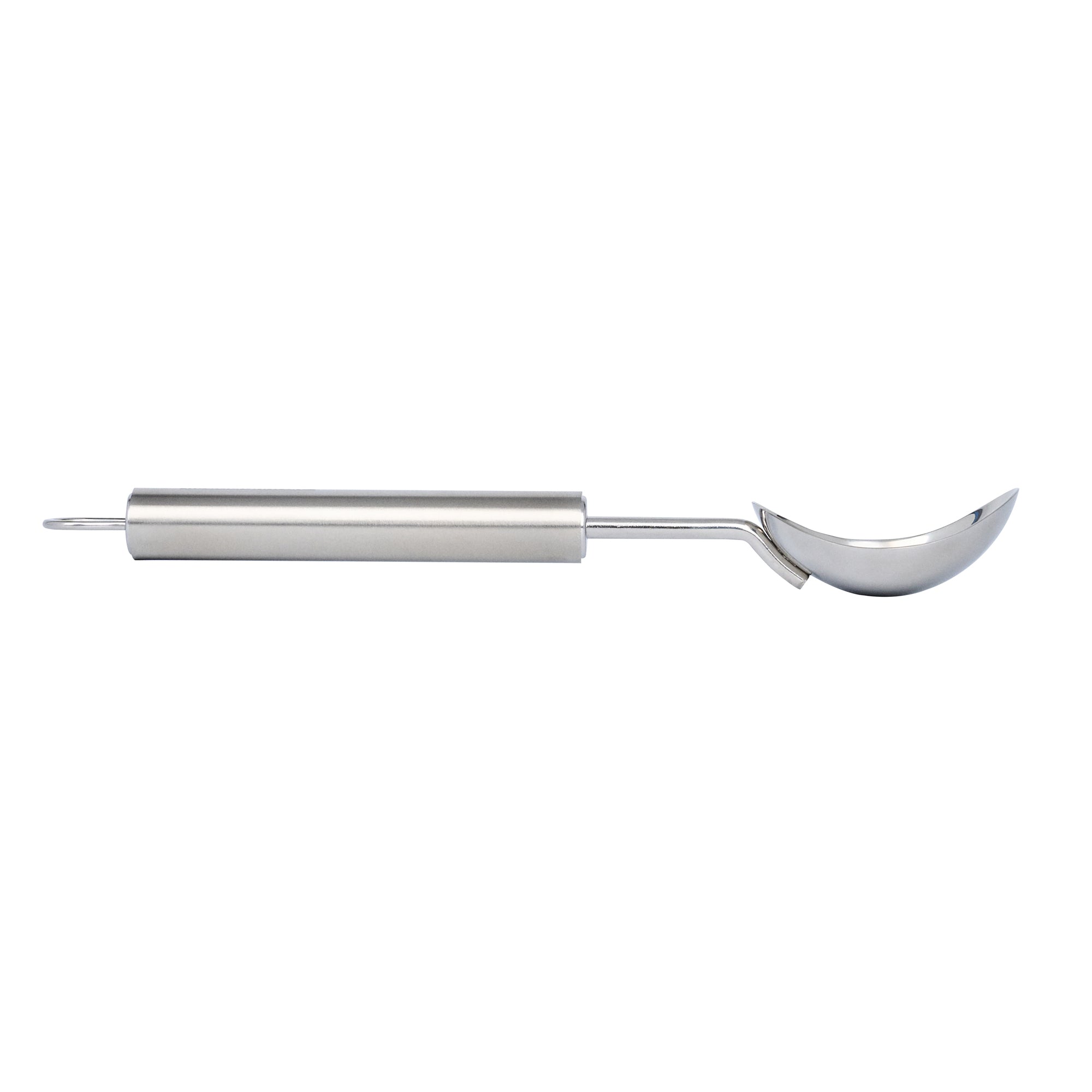 German Standard Stainless Steel Ice Cream Scoop - 8 3/4'' x 1 3/4'' - 24 count box