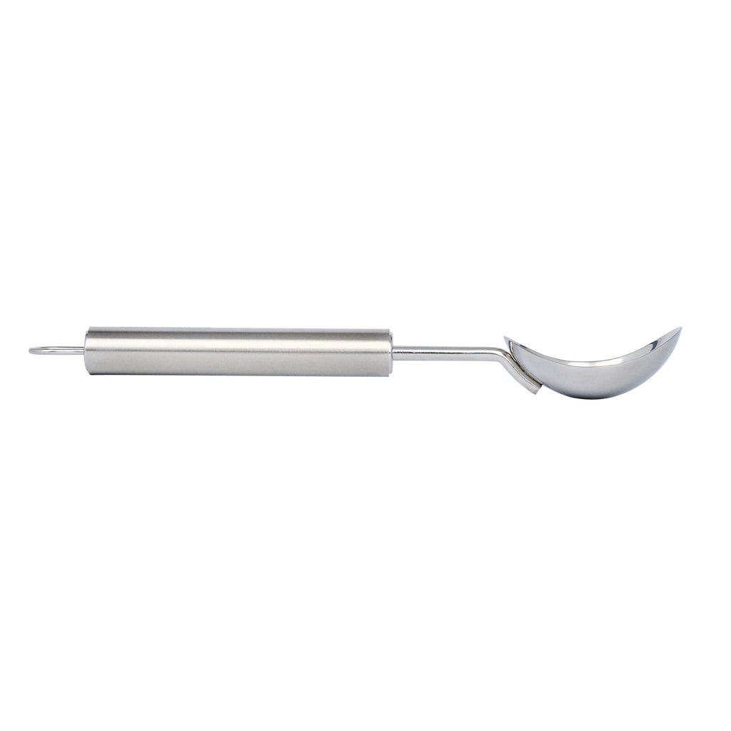 German Standard Stainless Steel Ice Cream Scoop - 8 3/4'' x 1 3/4'' - 6 count box