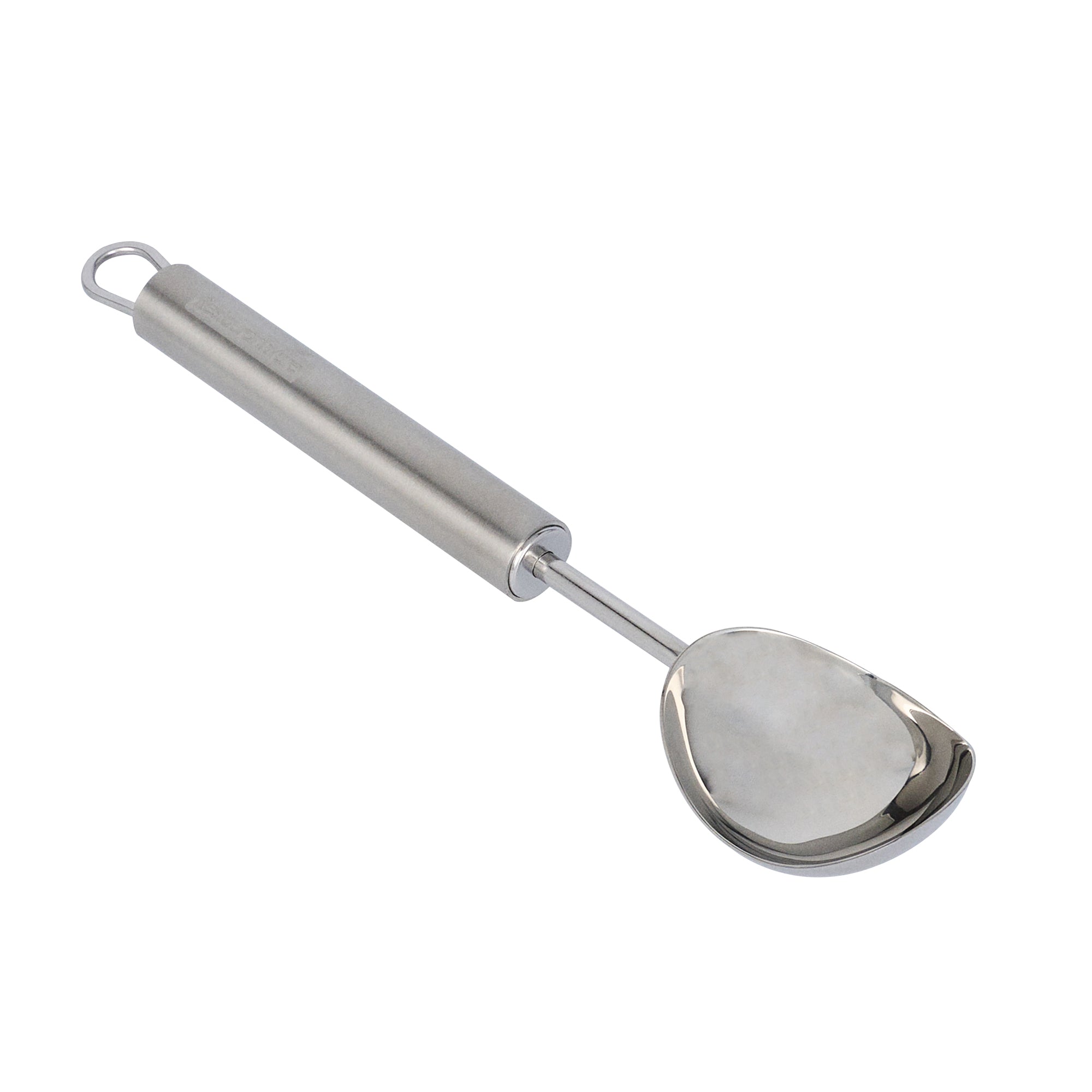 German Standard Stainless Steel Ice Cream Scoop - 8 3/4'' x 1 3/4'' - 1 count box