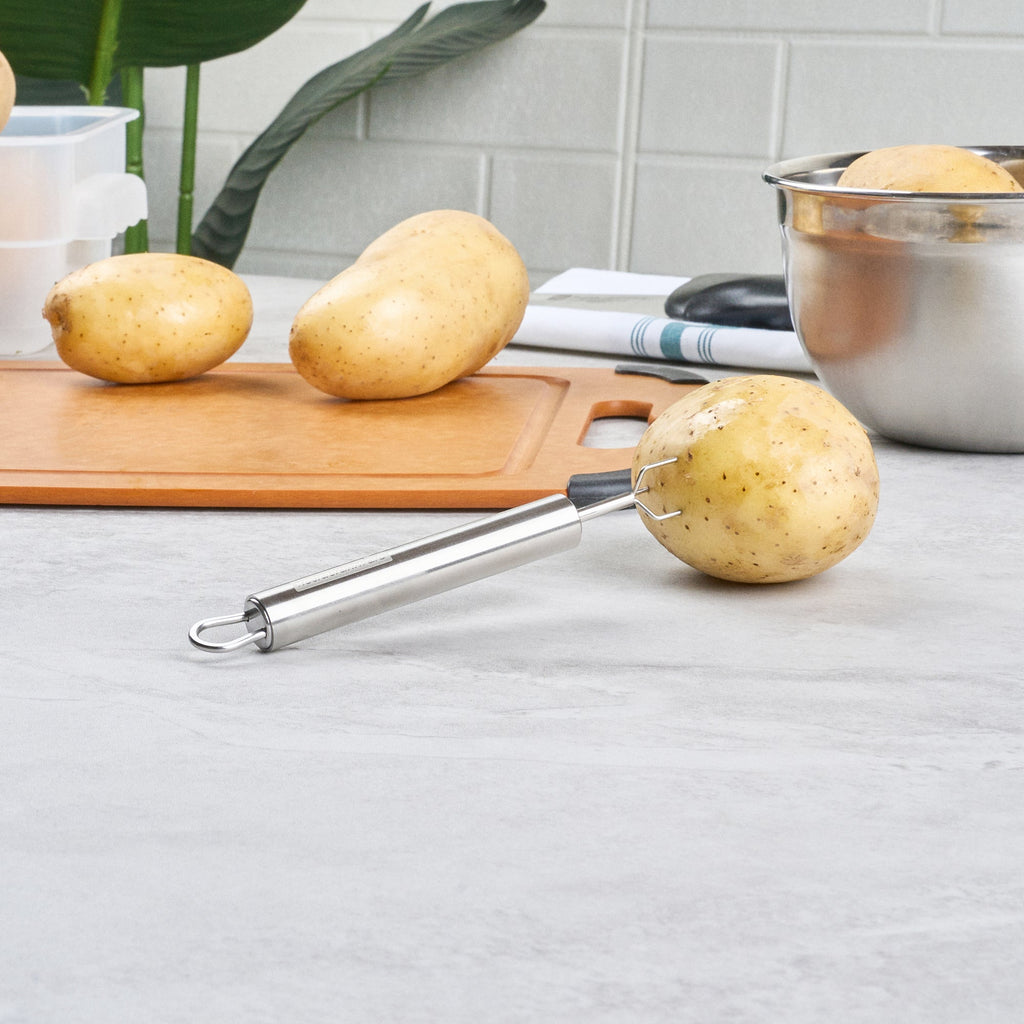 German Standard Stainless Steel Potato Fork - 6'' - 1 count box