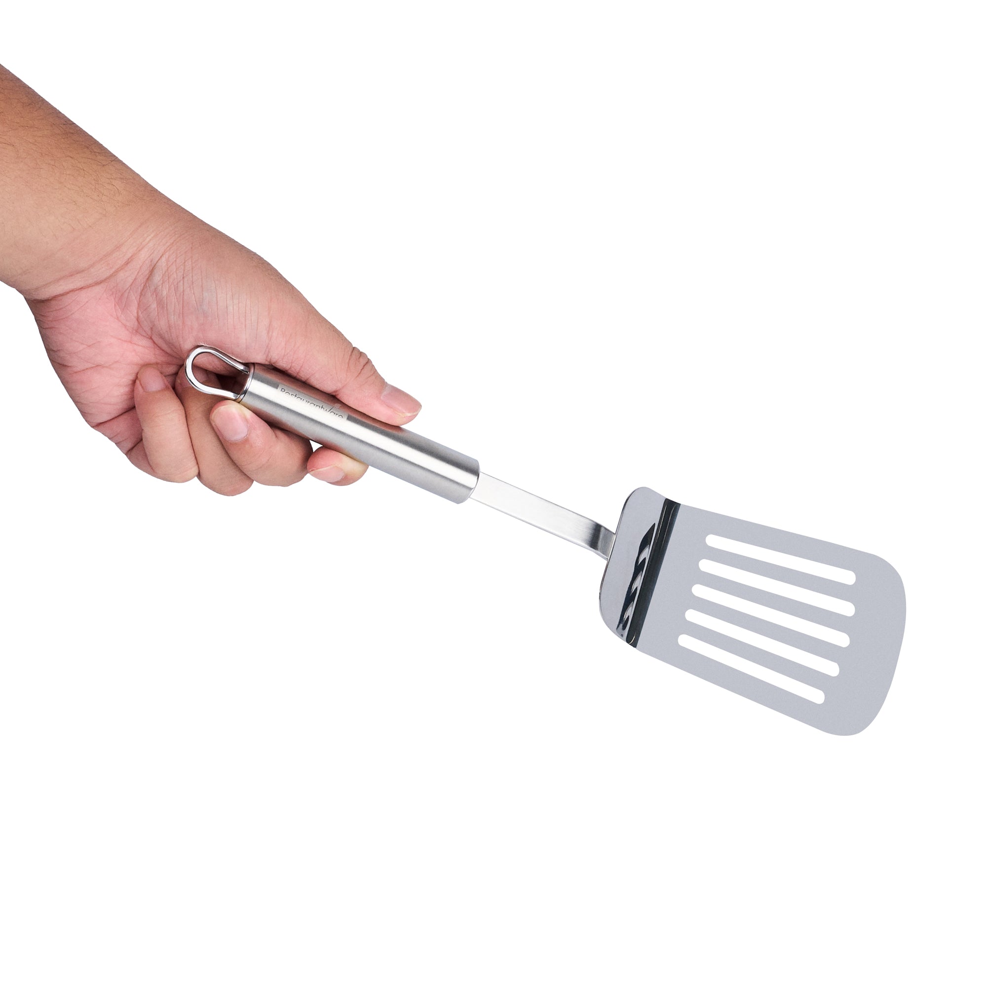 German Standard Stainless Steel Slotted Turner / Spatula - 12 1/2'' - 6 count box