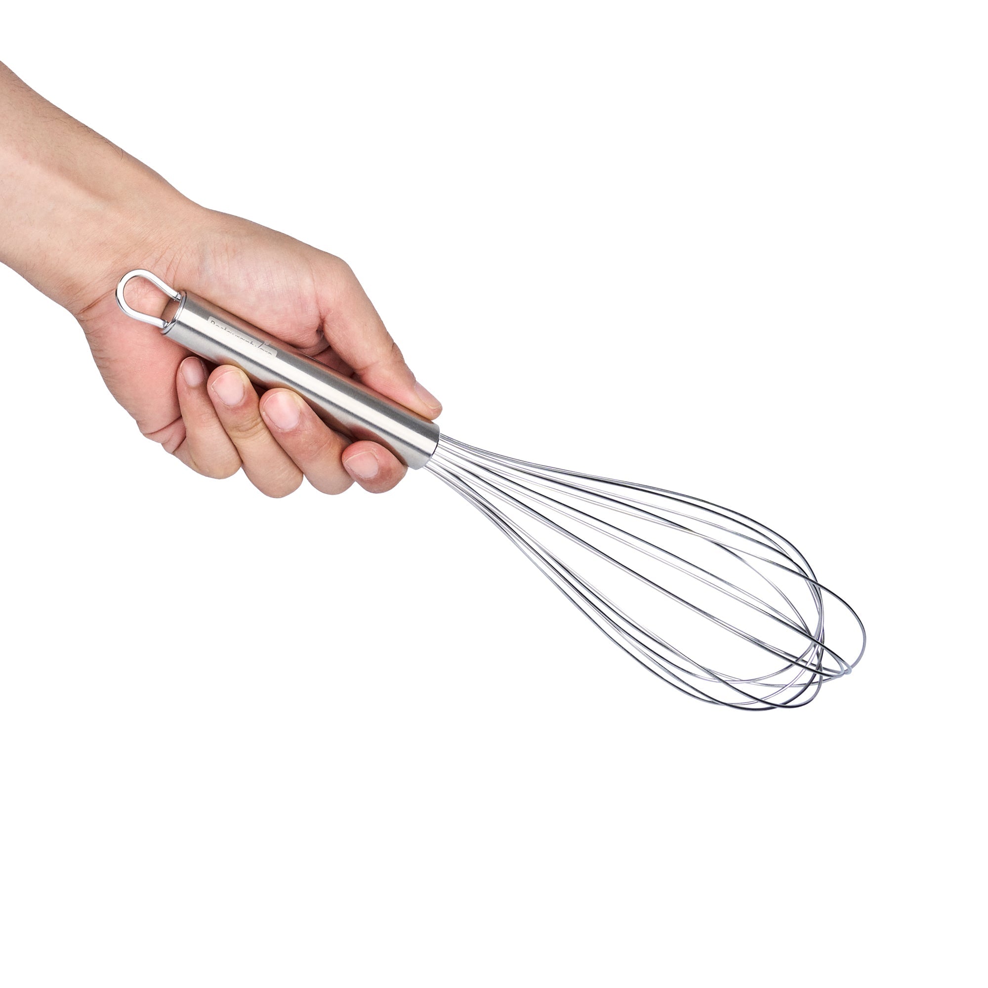 German Standard Stainless Steel French Whisk - 12 1/2'' - 1 count box