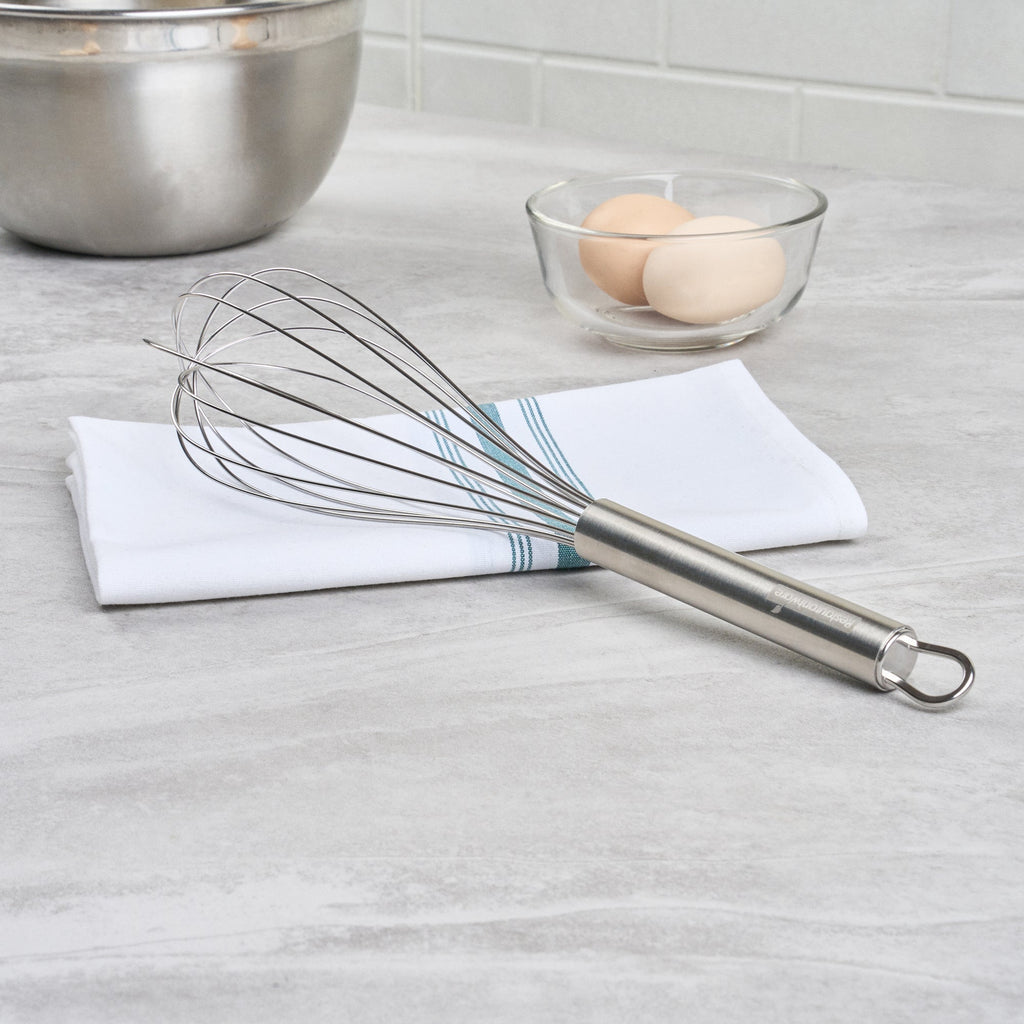 German Standard Stainless Steel French Whisk - 12 1/2'' - 1 count box