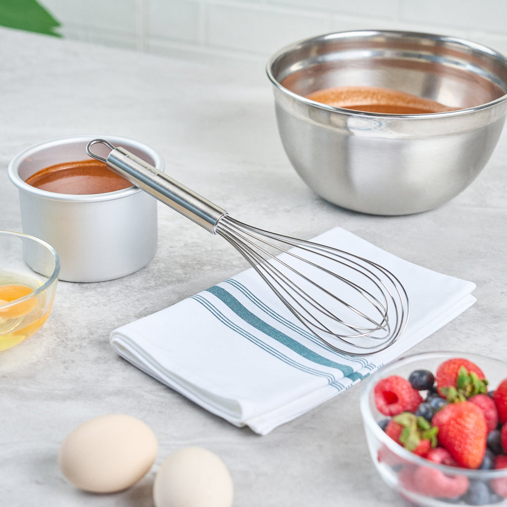 German Standard Stainless Steel French Whisk - 10 3/4'' - 1 count box