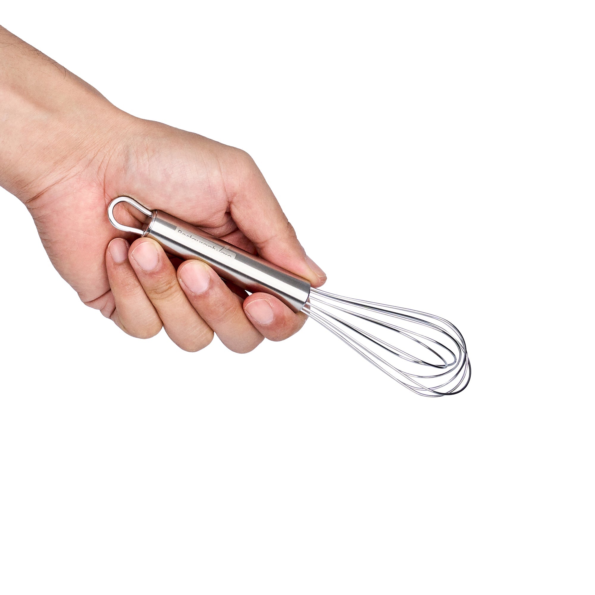 German Standard Stainless Steel French Whisk - 7 1/4" - 24 count box