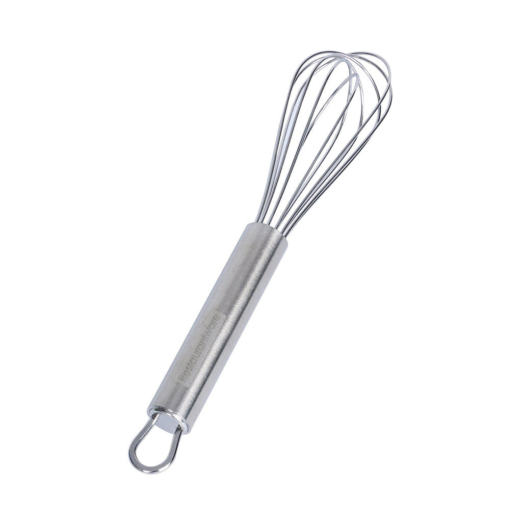 German Standard Stainless Steel French Whisk - 7 1/4" - 6 count box