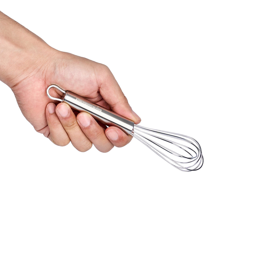 German Standard Stainless Steel French Whisk - 7 1/4" - 1 count box