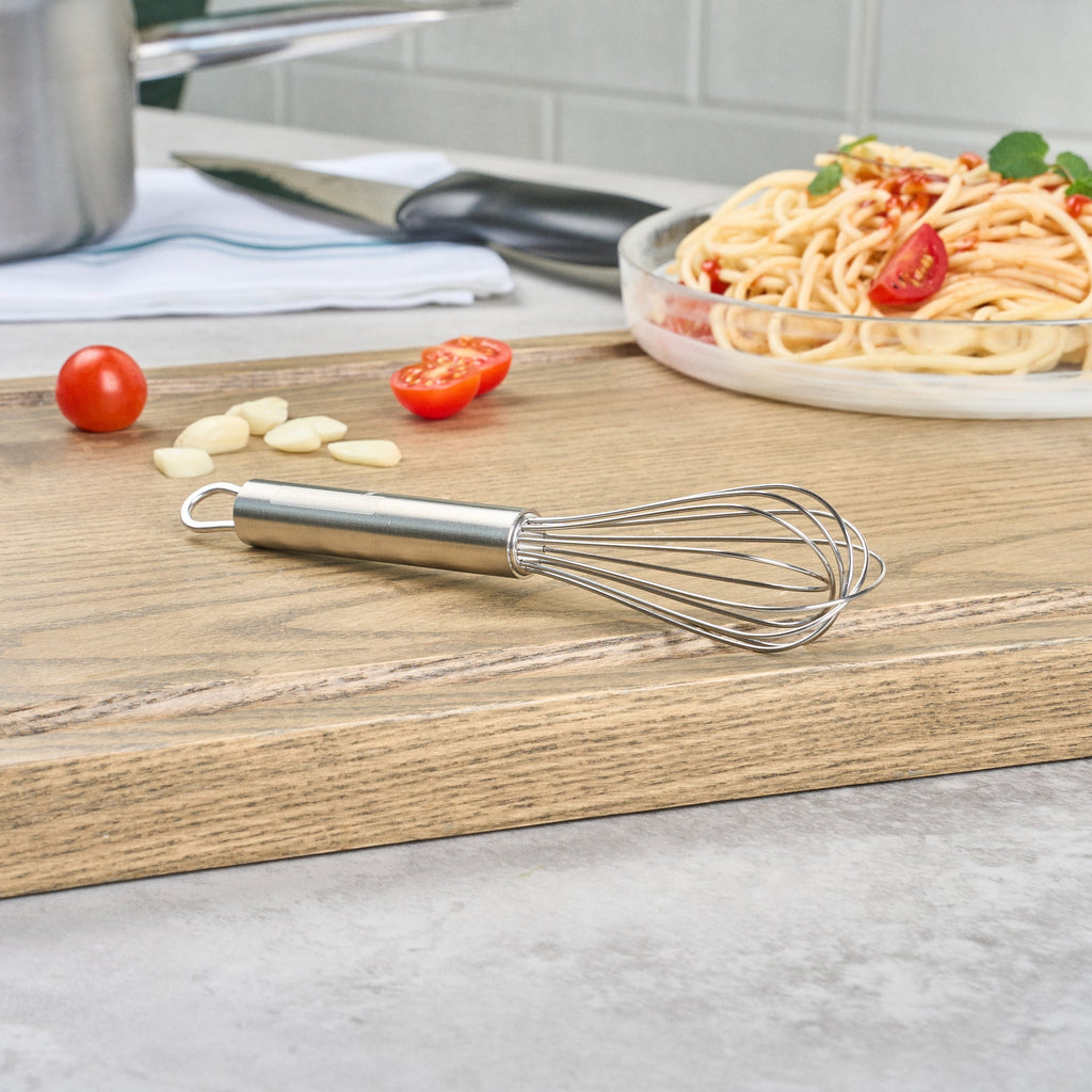 German Standard Stainless Steel French Whisk - 7 1/4" - 1 count box