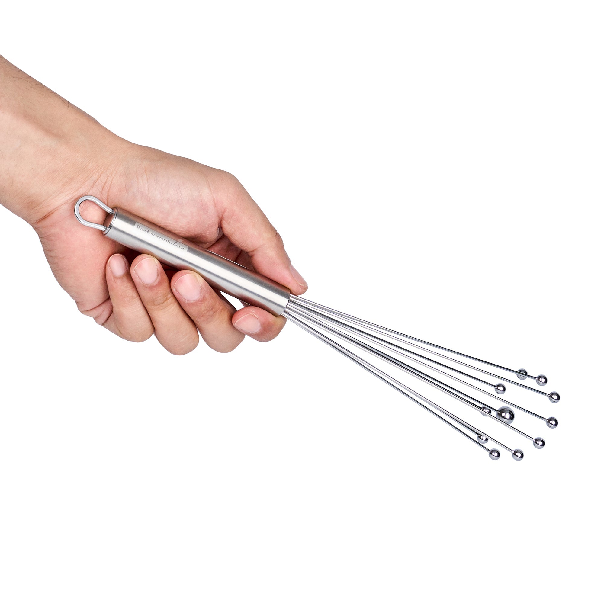 German Standard Stainless Steel Ball Whisk - 10 3/4'' - 6 count box