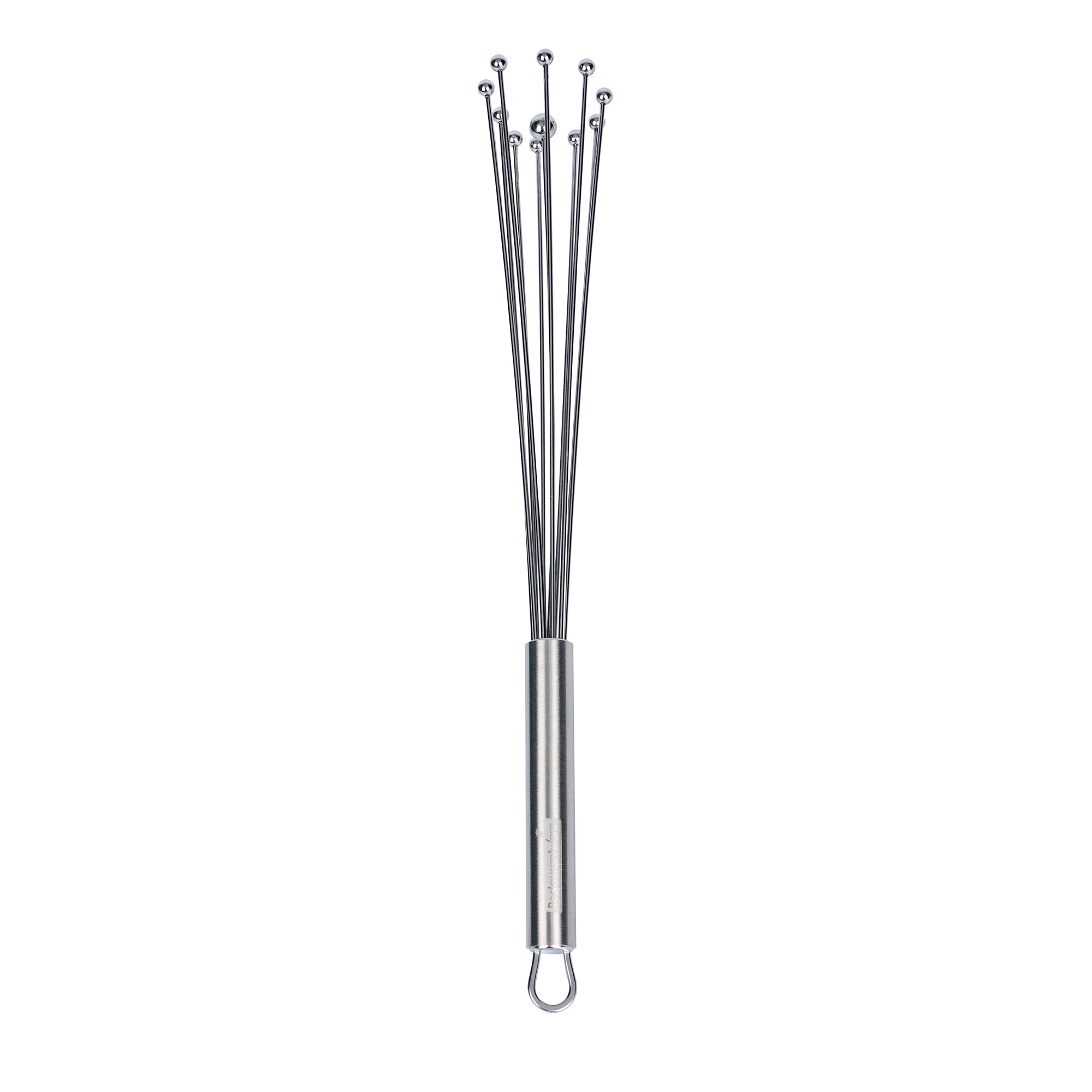 German Standard Stainless Steel Ball Whisk - 12 1/2'' - 24 count box