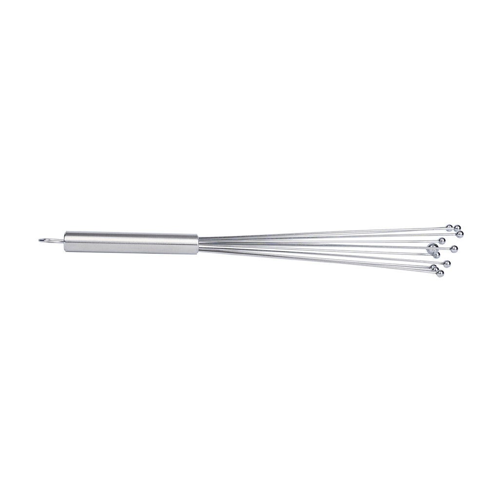 German Standard Stainless Steel Ball Whisk - 12 1/2'' - 1 count box