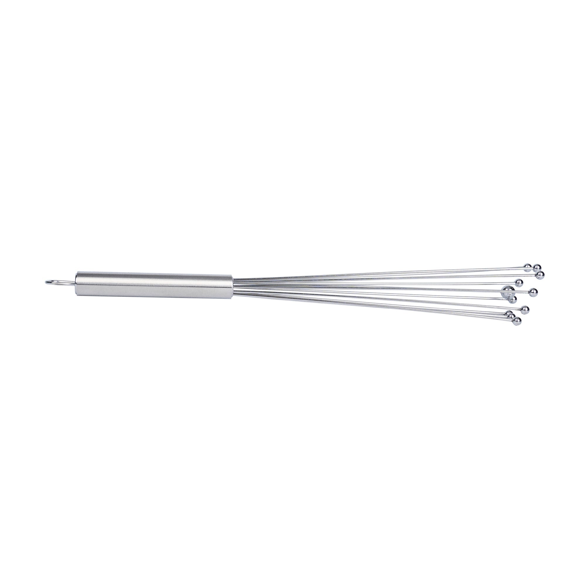 German Standard Stainless Steel Ball Whisk - 12 1/2'' - 1 count box