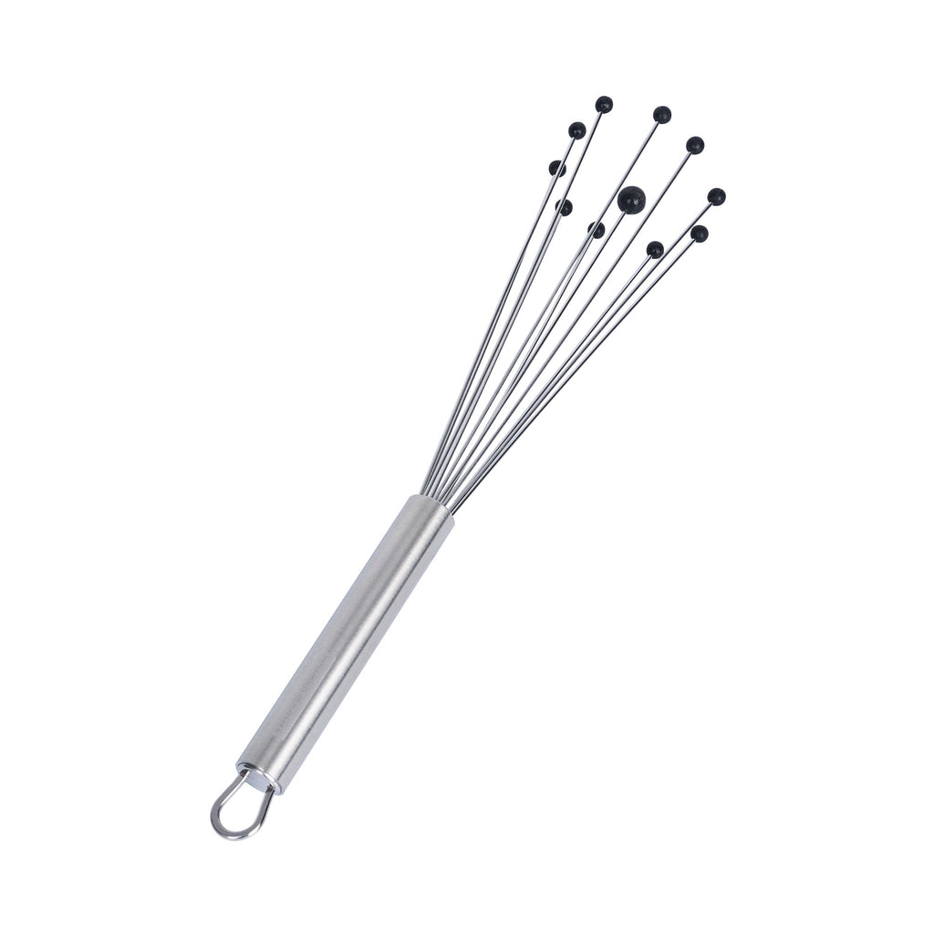 German Standard Stainless Steel Ball Whisk - with Silicone Tips - 10 3/4'' - 24 count box