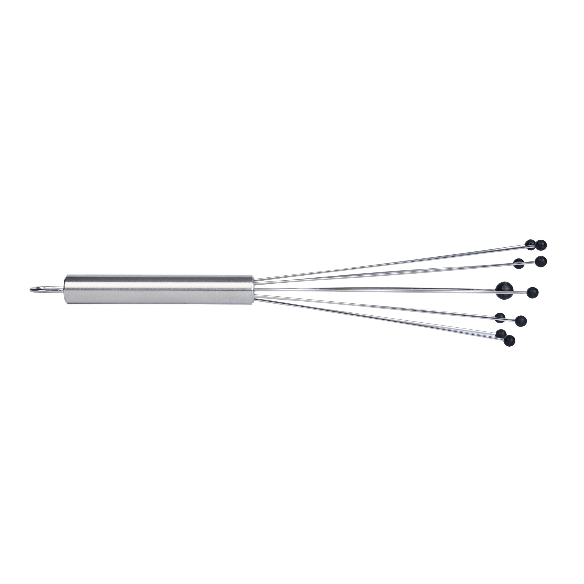 German Standard Stainless Steel Ball Whisk - with Silicone Tips - 10 3/4'' - 6 count box