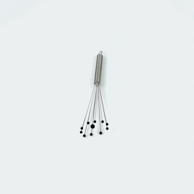 German Standard Stainless Steel Ball Whisk - with Silicone Tips - 10 3/4'' - 1 count box