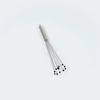 German Standard Stainless Steel Ball Whisk - with Silicone Tips - 12 1/2'' - 24 count box