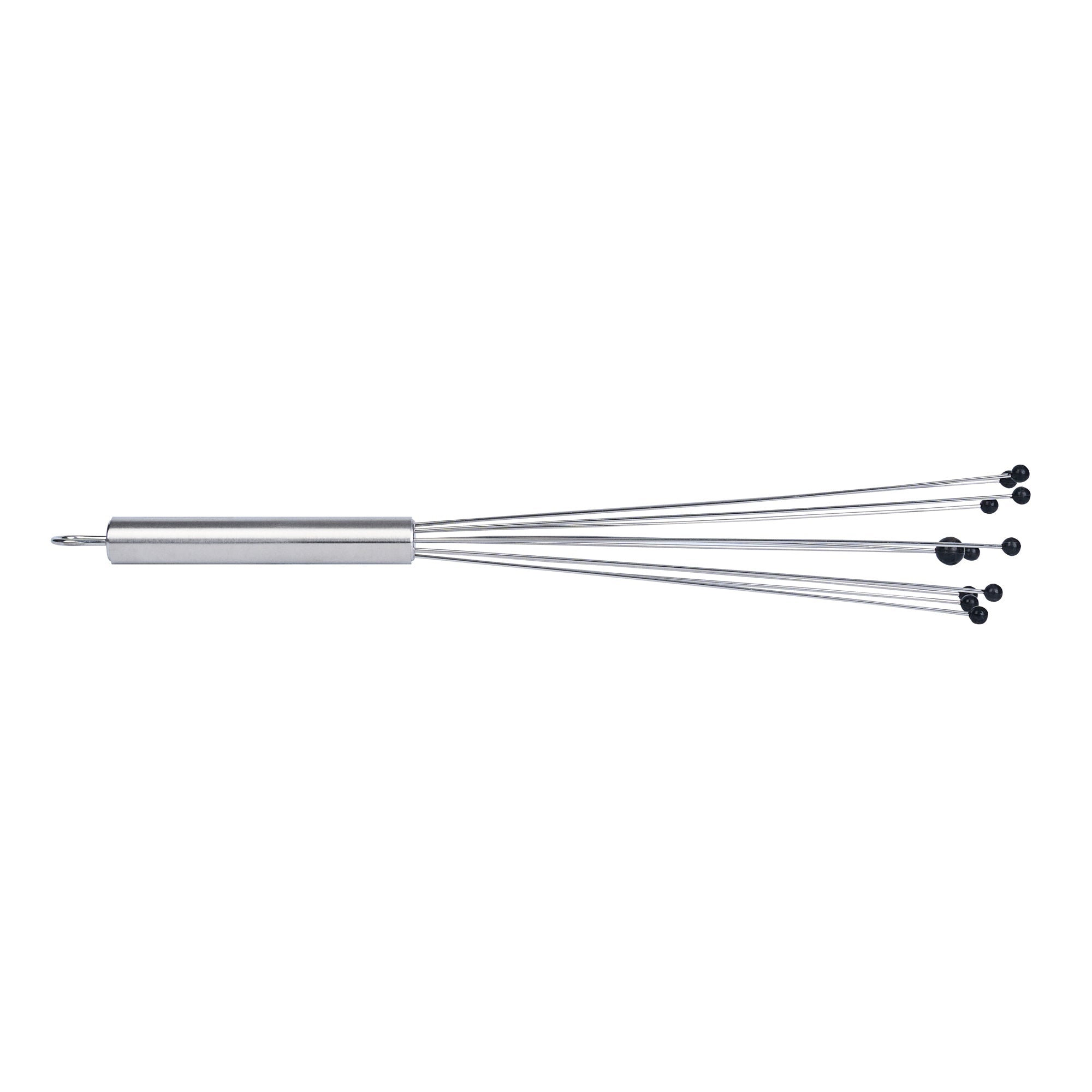 German Standard Stainless Steel Ball Whisk - with Silicone Tips - 12 1/2'' - 24 count box
